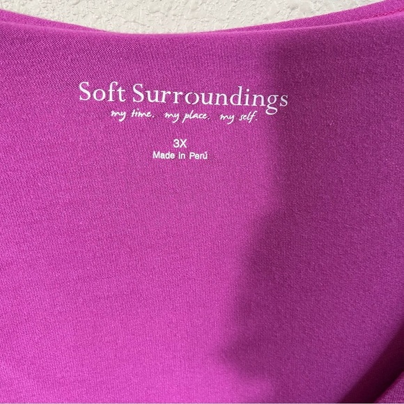SOFT SURROUNDINGS Perfect Layers Top in Orchid 5AC72 - Picture 7 of 11